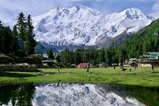 Around the Nanga Parbat trek in Pakistan.